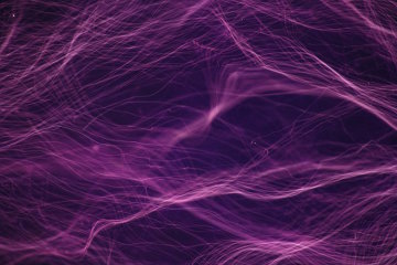 Tesla coil lightnings